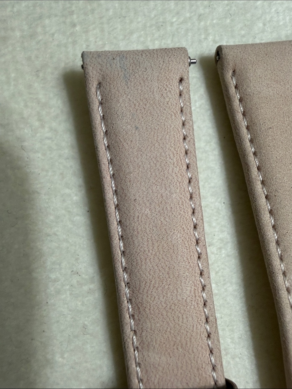 16mmFossil Blush Pink Leather Watch Strap - Picture 3 of 5